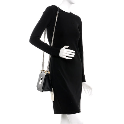 Fendi Vitello Century Opaco F is Fendi Small Kan I Shoulder Bag Black 2 of 9