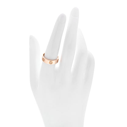 Cartier 18K Pink Gold 5.5mm LOVE Ring 56 7.75 2 of 4