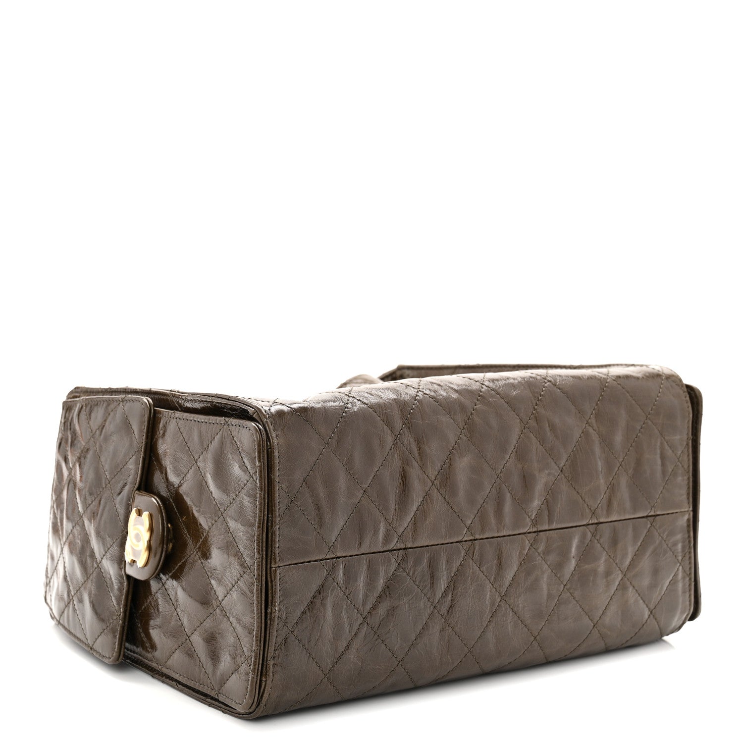Chanel Shiny Crumpled Calfskin Quilted Small Chanel 25 Handbag