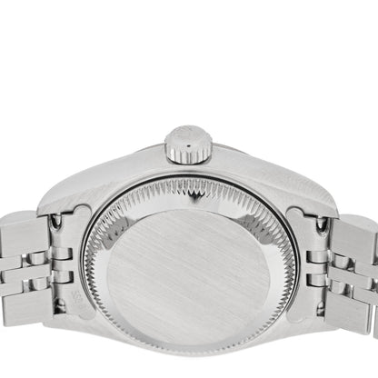 Rolex Stainless Steel 18K White Gold Mother of Pearl 26mm Oyster Perpetual Datejust Watch Roman 79174 4 of 4