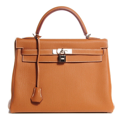 Hermes Togo Kelly Retourne 32 Gold 1 of 27