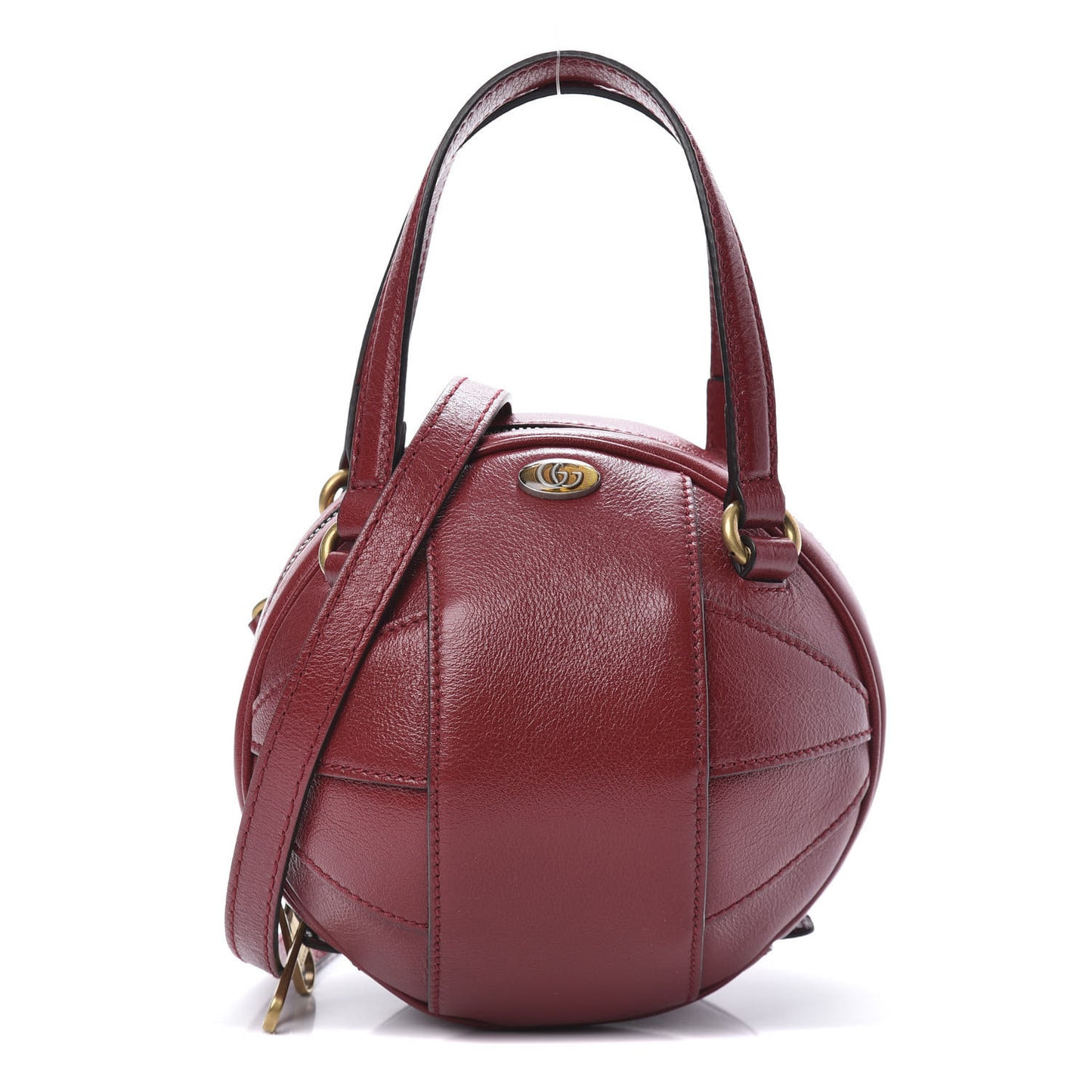 Piuma Lux Energy Mini Tifosa Basketball Shaped Shoulder Bag Romantic Cerise