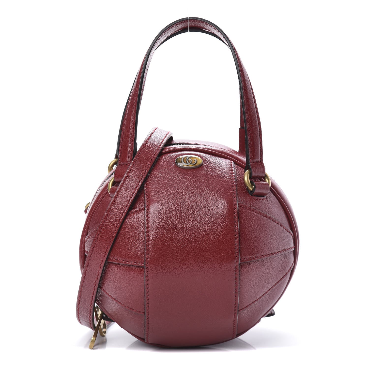 Gucci Piuma Lux Energy Mini Tifosa Basketball Shaped Shoulder Bag Romantic Cerise 1 of 11