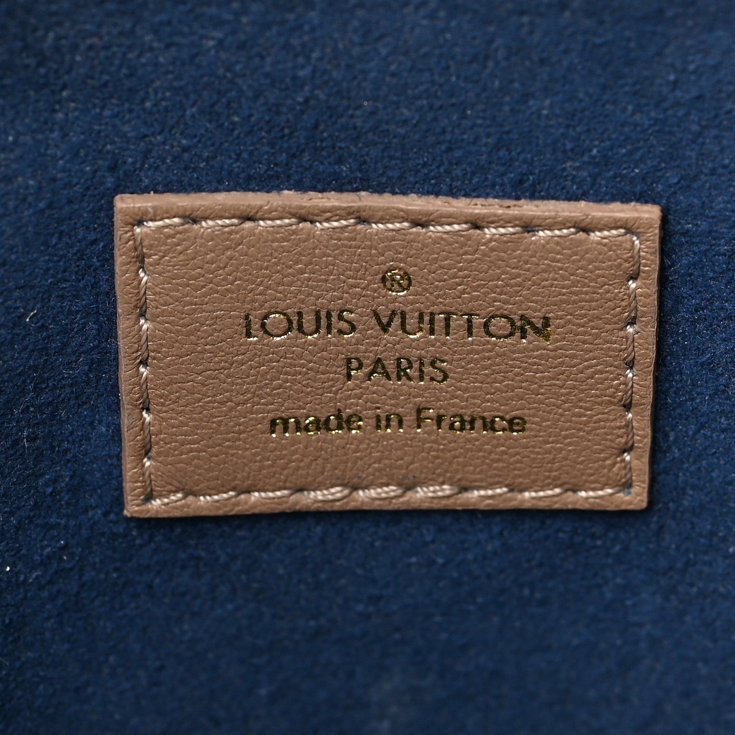 Louis Vuitton Lambskin Embossed Monogram Coussin PM Taupe 6 of 8