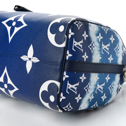 Louis Vuitton Monogram Escale Speedy Bandouliere 30 Blue 7 of 12