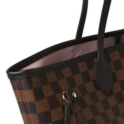 Louis Vuitton Damier Ebene Neo Neverfull MM Rose Ballerine 13 of 23