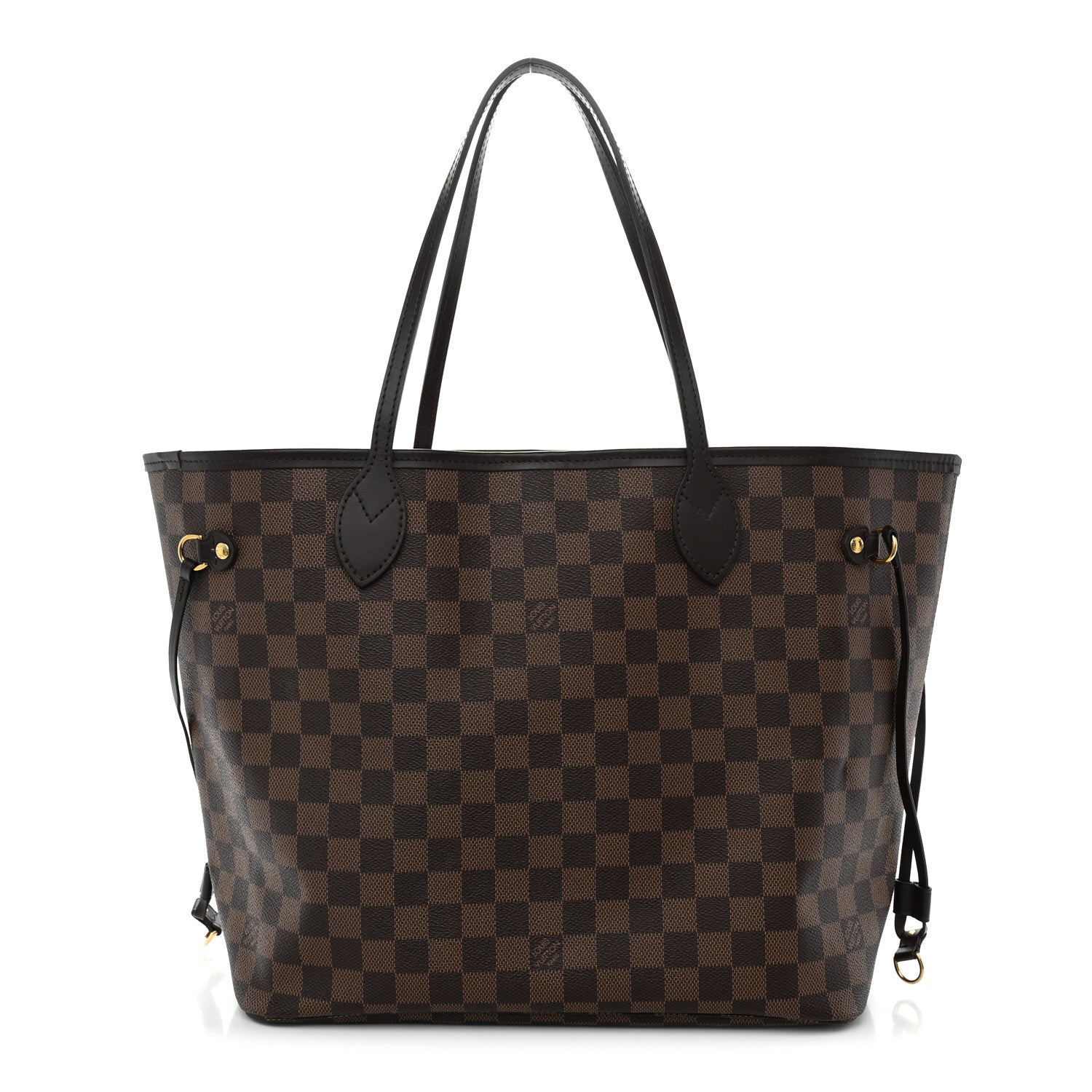 Louis Vuitton Damier Ebene Neo Neverfull MM Rose Ballerine 1 of 12