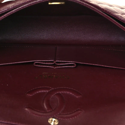 Chanel Caviar Quilted Small Double Flap Burgundy 5 of 10