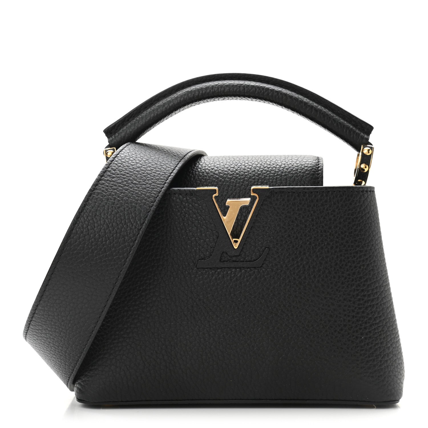 Louis Vuitton Taurillon Mini Capucines Black 1 of 10