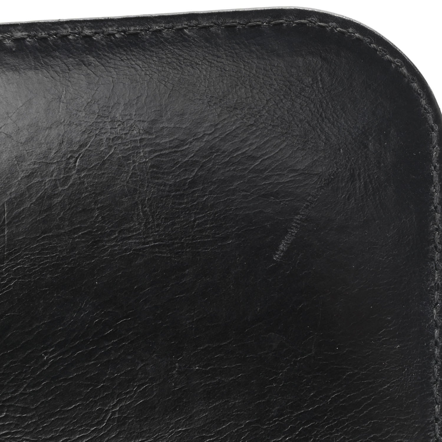 Chanel Glazed Calfskin Quilted Large Perfect Edge Flap Black 13 of 15