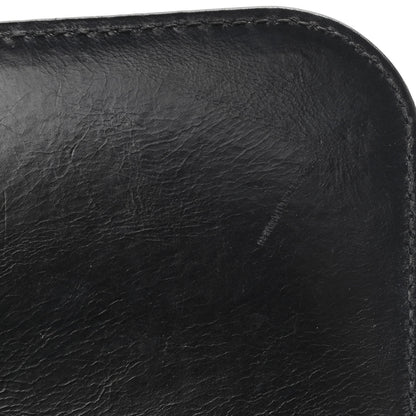 Chanel Glazed Calfskin Quilted Large Perfect Edge Flap Black 13 of 15