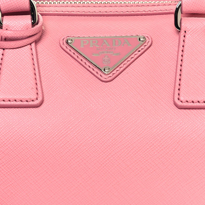 Prada Saffiano Lux Top Handle Crossbody Bag Petalo 7 of 11