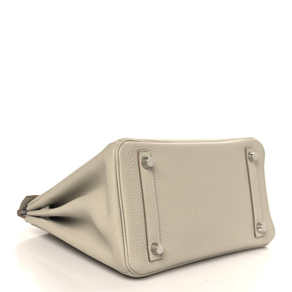 Hermes Togo Birkin 25 Gris Perle 3 of 15