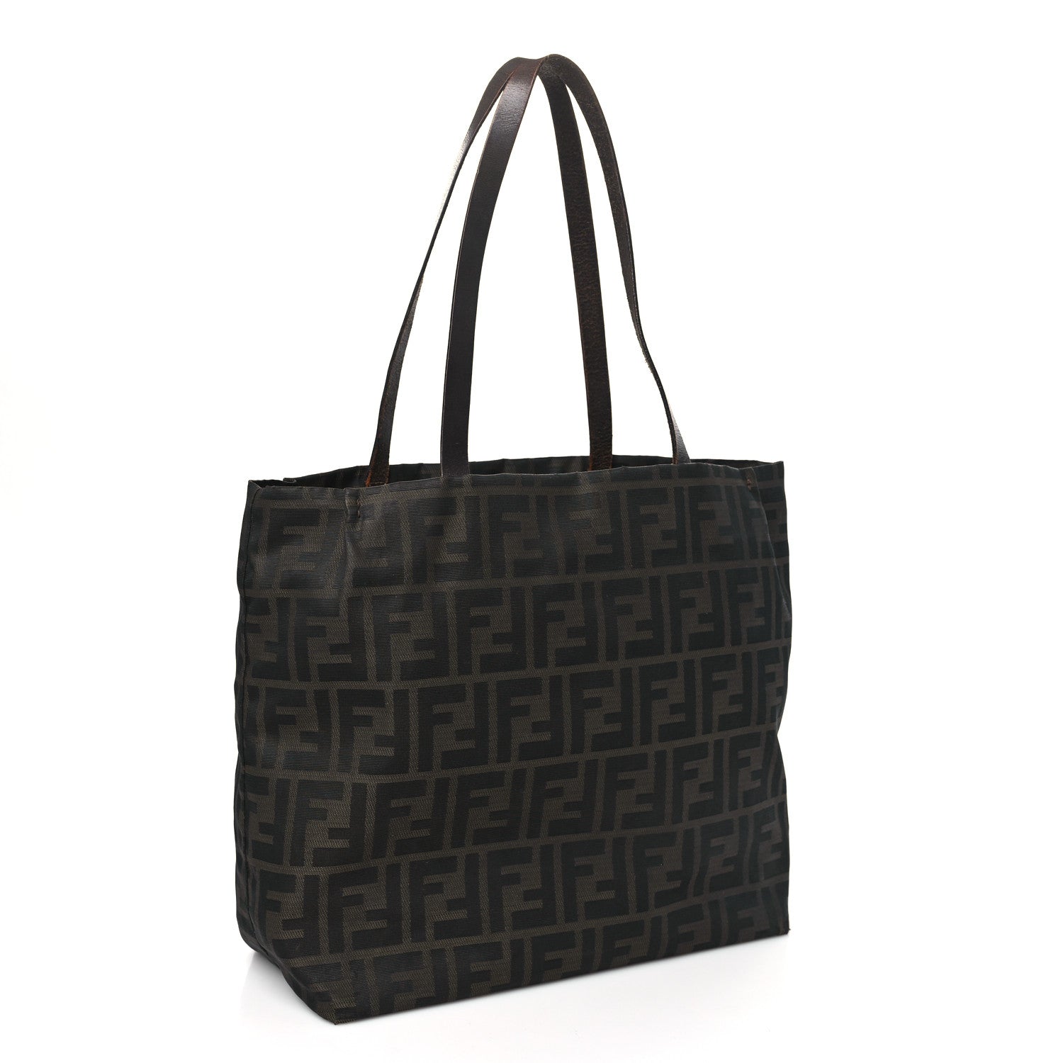 Fendi Zucca Small Tote Tobacco Tobacco 3 of 12