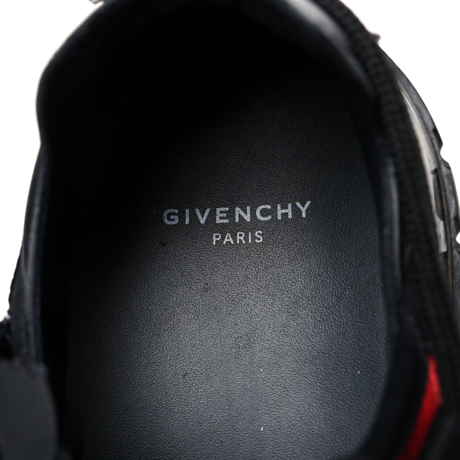 Givenchy Calfskin Spectre Low Runners Sneakers 41 Red Black 7 of 11