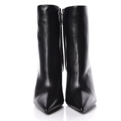 Saint Laurent Sheepskin Opyum Ankle Boot 38 Black 2 of 8