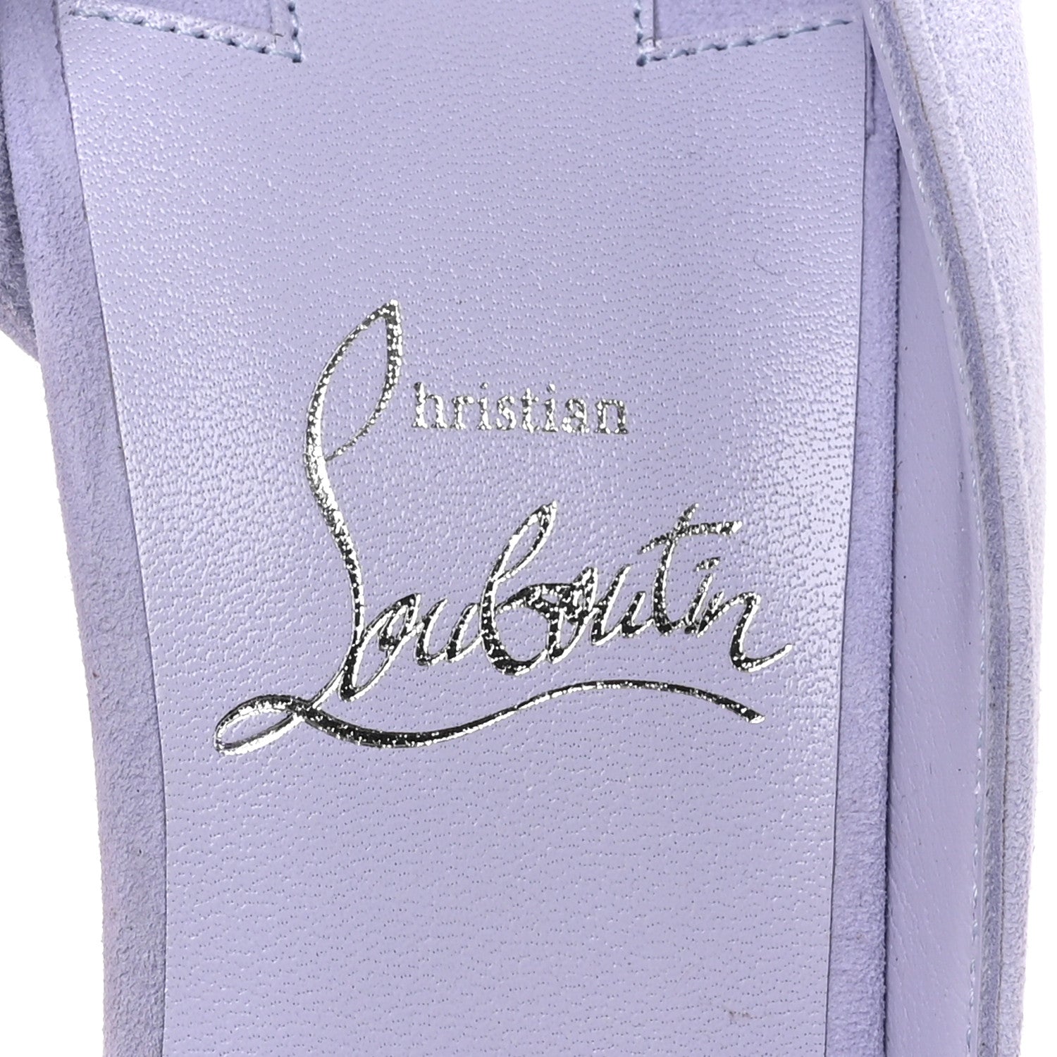 Christian Louboutin Suede Iriza 100 Pumps 39.5 Skylight 7 of 9