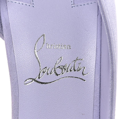 Christian Louboutin Suede Iriza 100 Pumps 39.5 Skylight 7 of 9
