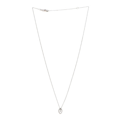 Roberto Coin 18K White Gold Diamond Barocco Pendant Necklace 3 of 5