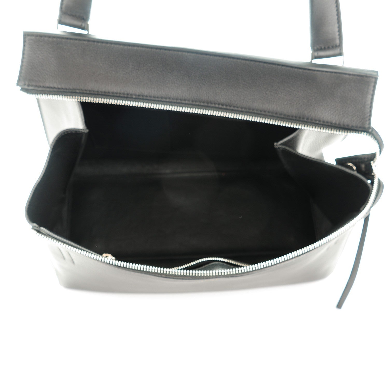 Celine Supple Calfskin Medium Edge Shoulder Bag Black 5 of 8