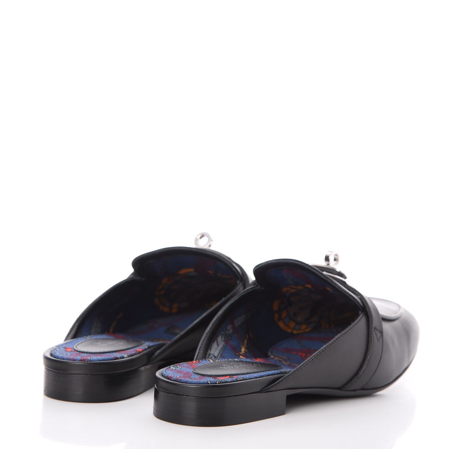 Hermes Calfskin Oz Mules 36 Black 4 of 8