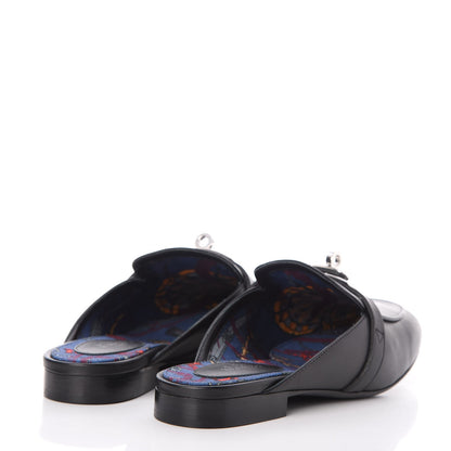 Hermes Calfskin Oz Mules 36 Black 4 of 8