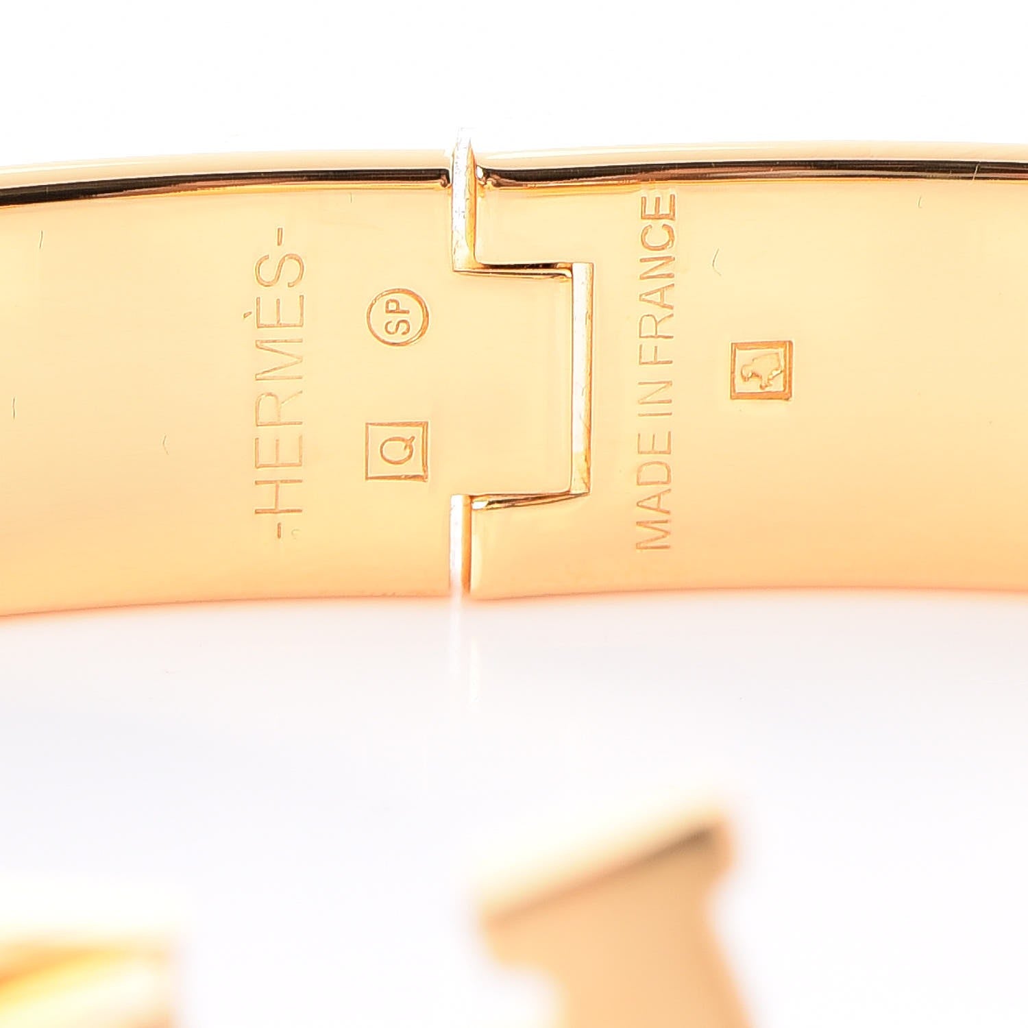 Hermes Enamel Narrow Clic Clac H Bracelet PM Black 5 of 5