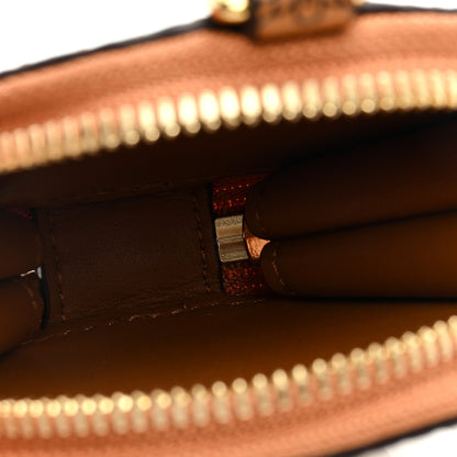 MCM Visetos Round Coin Pouch Cognac 5 of 5
