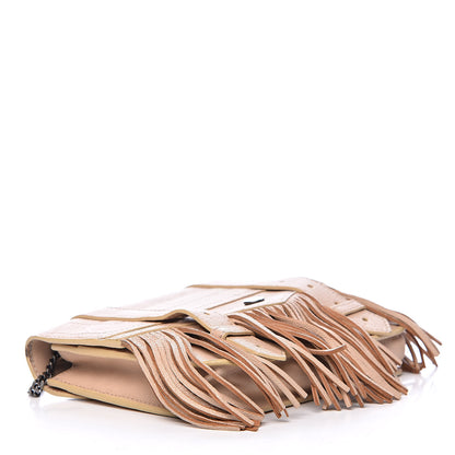 Proenza Schouler Lambskin Fringe PS1 Chain Wallet Beige 4 of 14