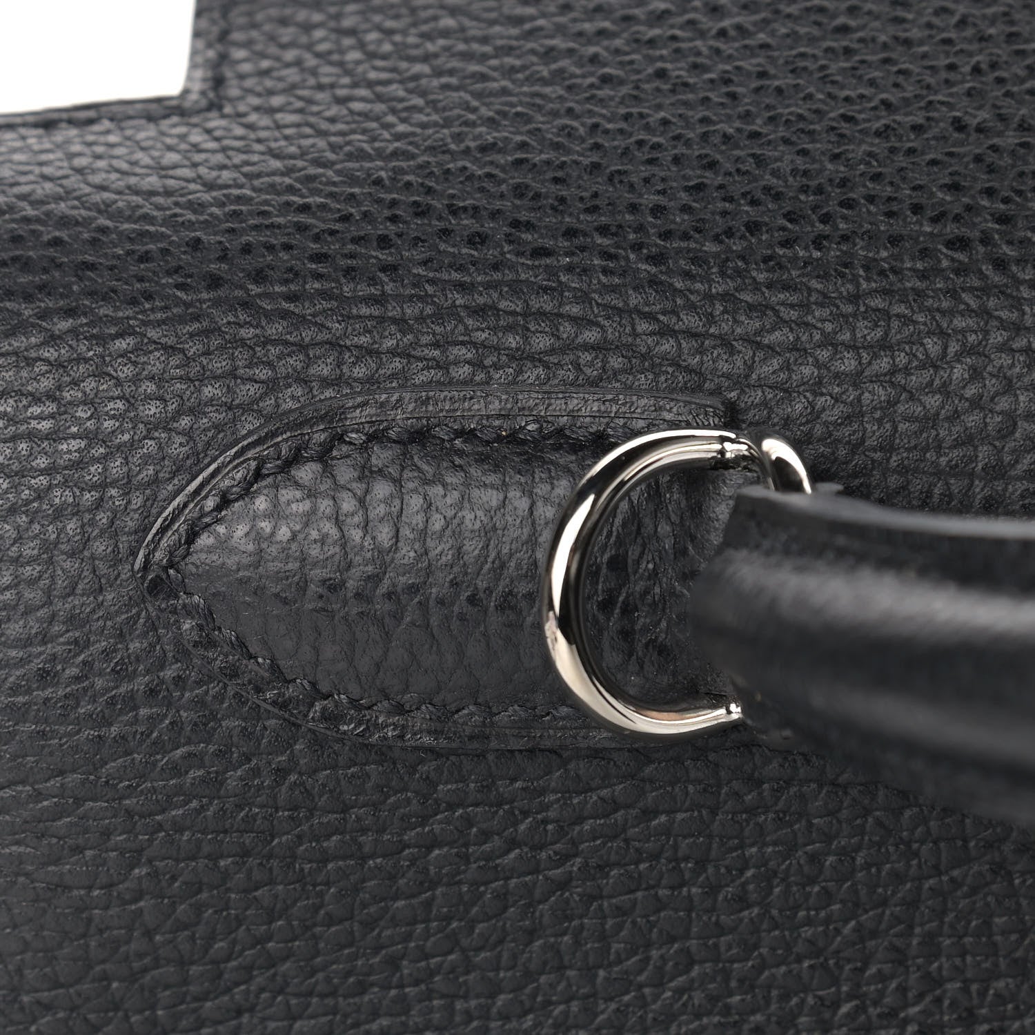 Hermes Vache Liegee Kelly Sellier 32 Black 10 of 34