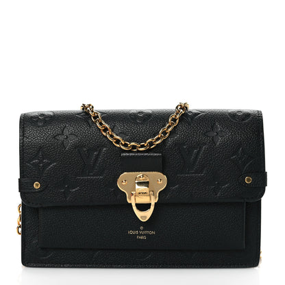 Louis Vuitton Empreinte Vavin Chain Wallet Black 1 of 9