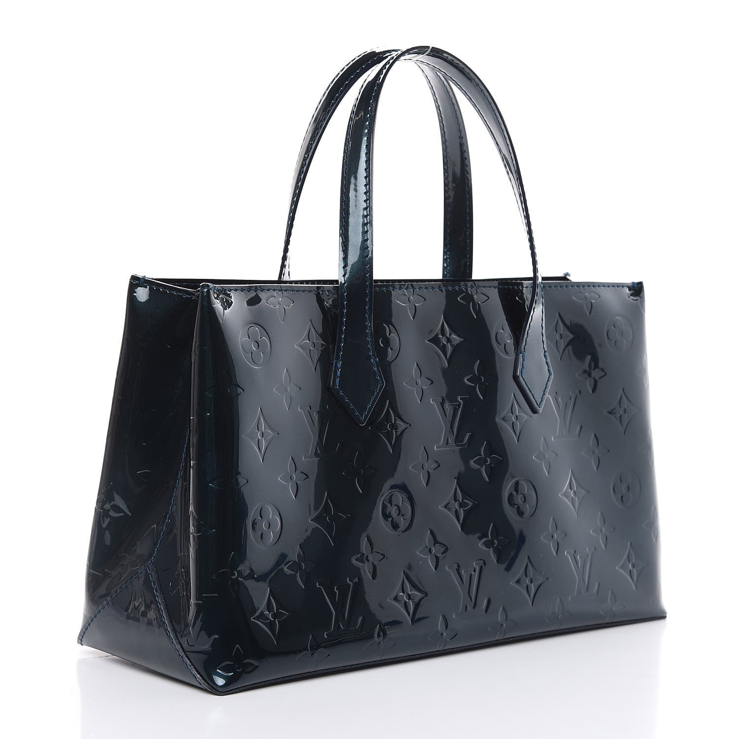 Louis Vuitton Vernis Wilshire PM Blue Nuit 3 of 8