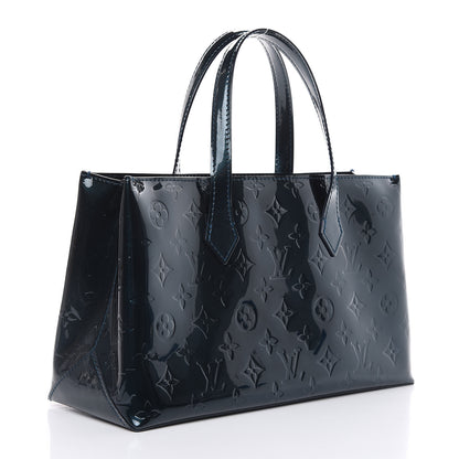 Louis Vuitton Vernis Wilshire PM Blue Nuit 3 of 8