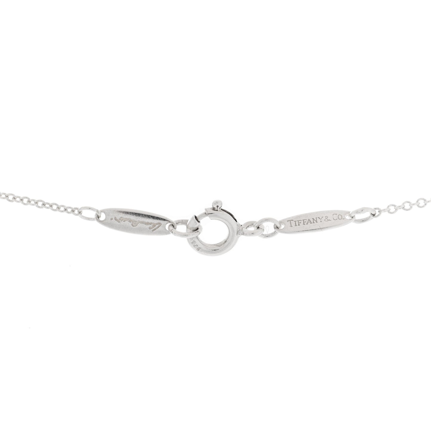 Sterling Silver Elsa Peretti Letter S Pendant Necklace