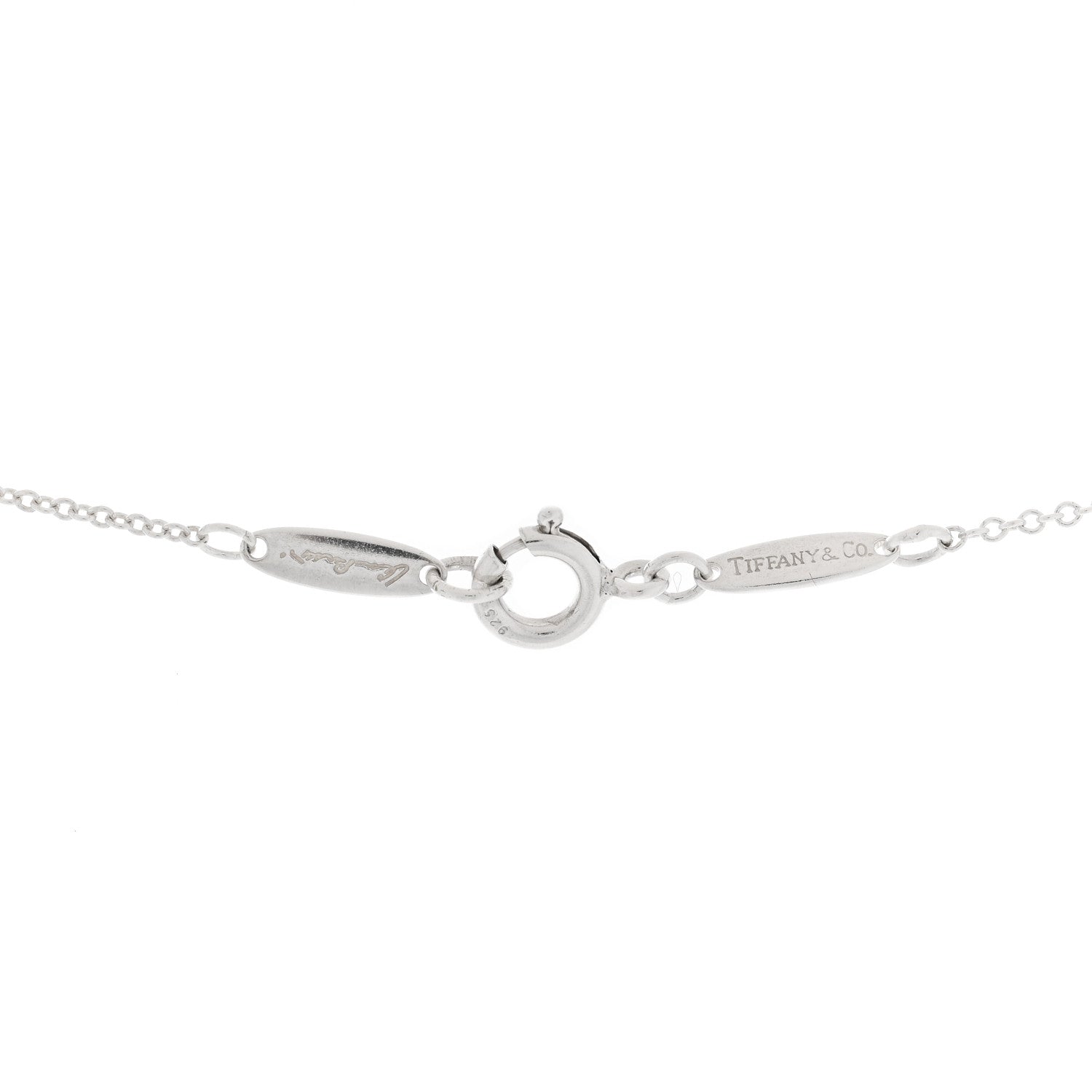 Tiffany Sterling Silver Elsa Peretti Letter S Pendant Necklace 3 of 3