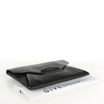 Givenchy Sugar Goatskin Medium Antigona Envelope Clutch Black 4 of 7