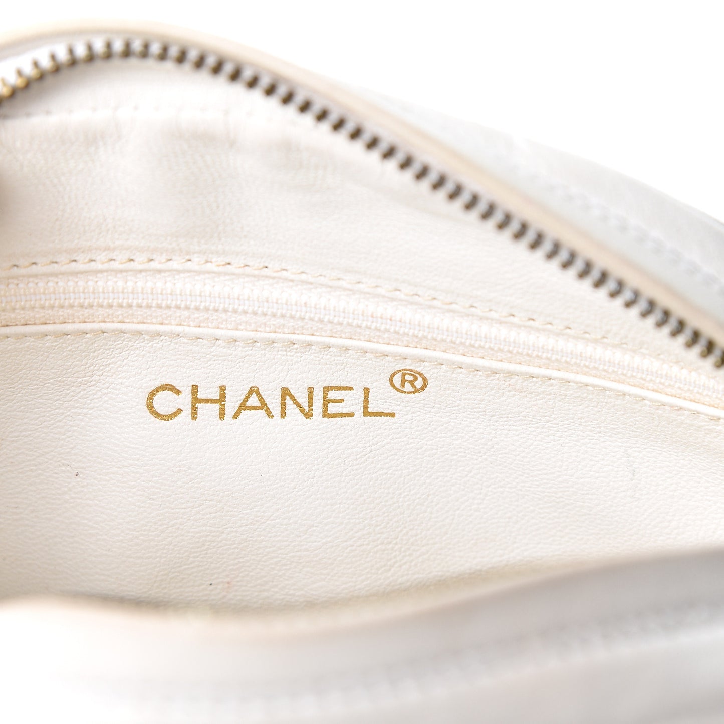 Lambskin Round Tassel Crossbody Bag White