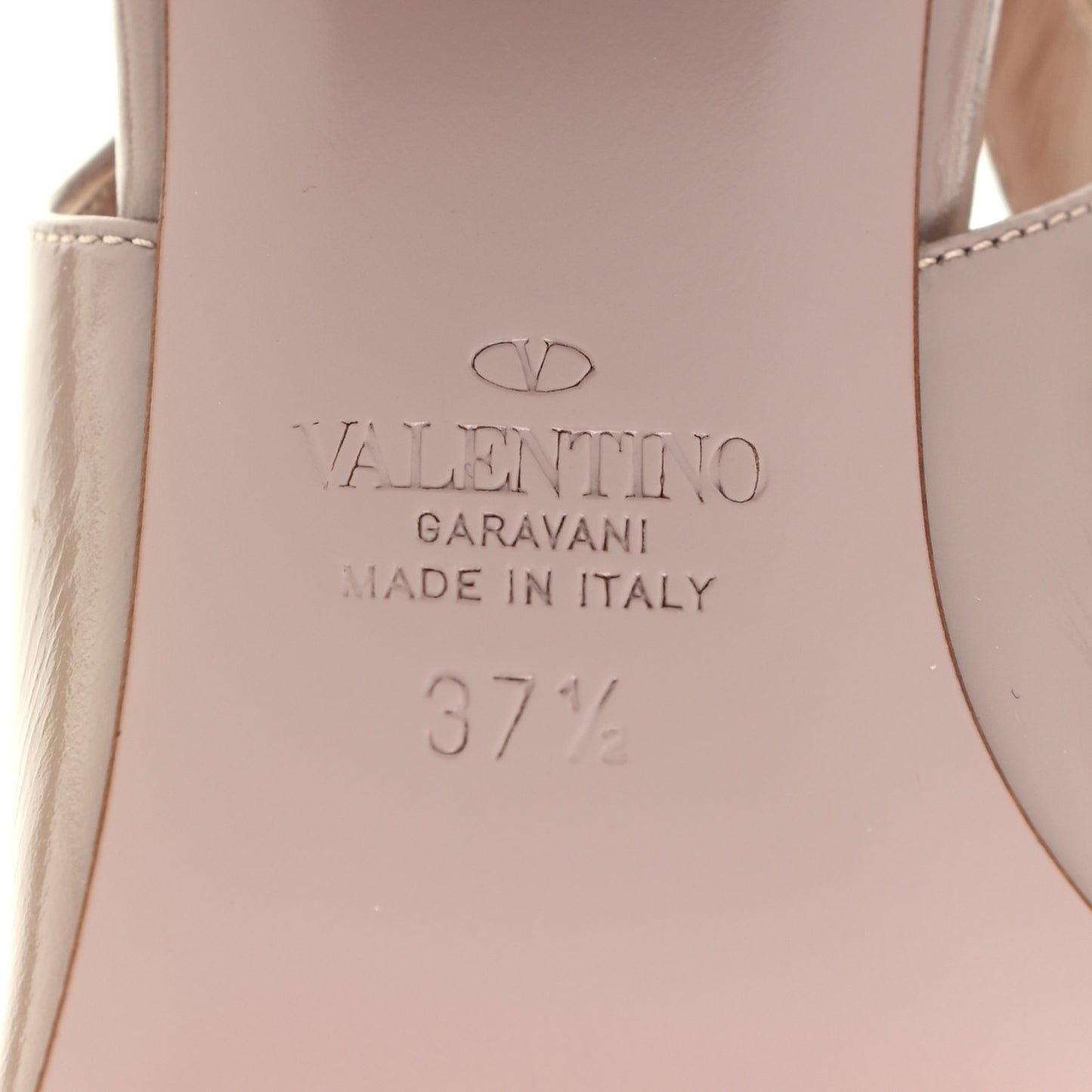 Patent Vlogo 30mm Slingback Pumps 37.5 Poudre