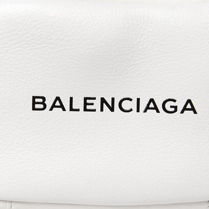 Balenciaga Calfskin Logo XS Everyday Camera Bag White 9 of 9