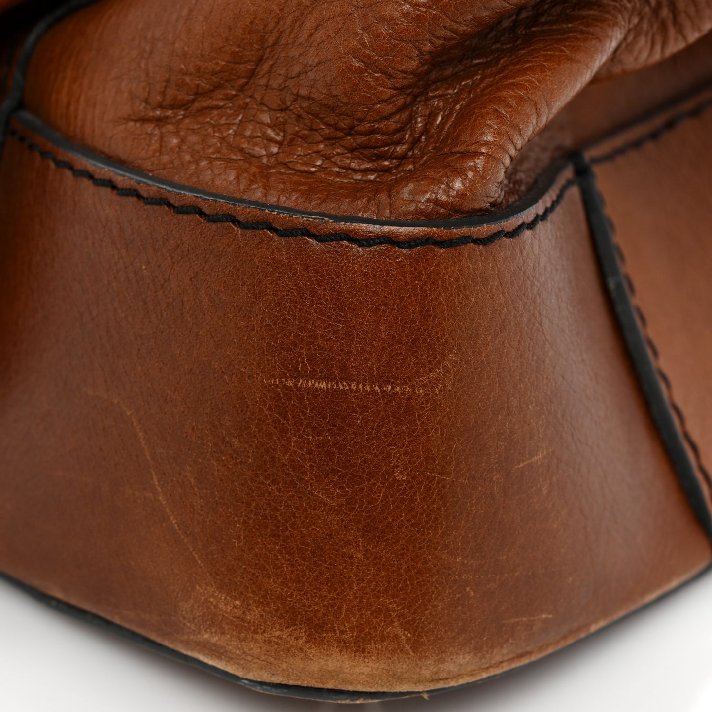 Calfskin Edith Dome Bowler Muscade