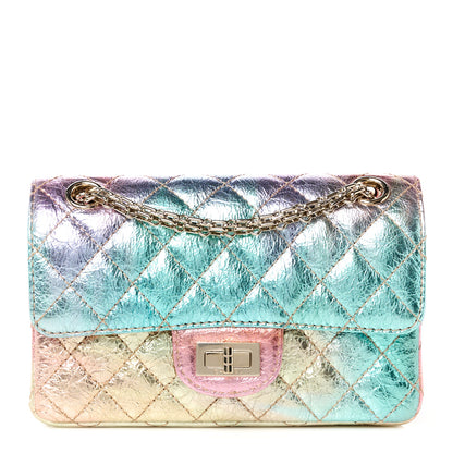 Chanel Metallic Goatskin Quilted Mini 2.55 Reissue Flap Multicolor 1 of 11