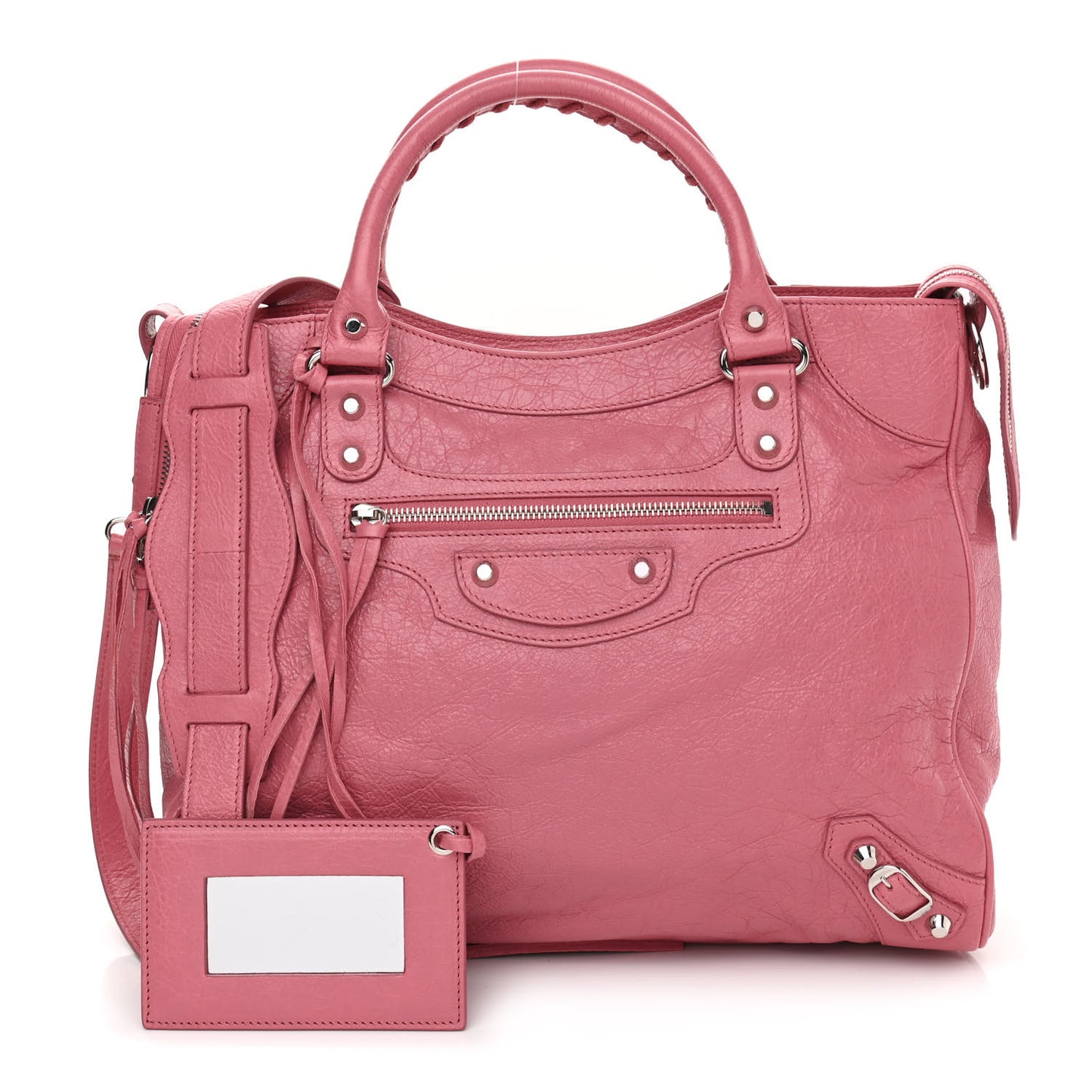 Agneau Classic Silver Hardware Velo Rose Hortensia