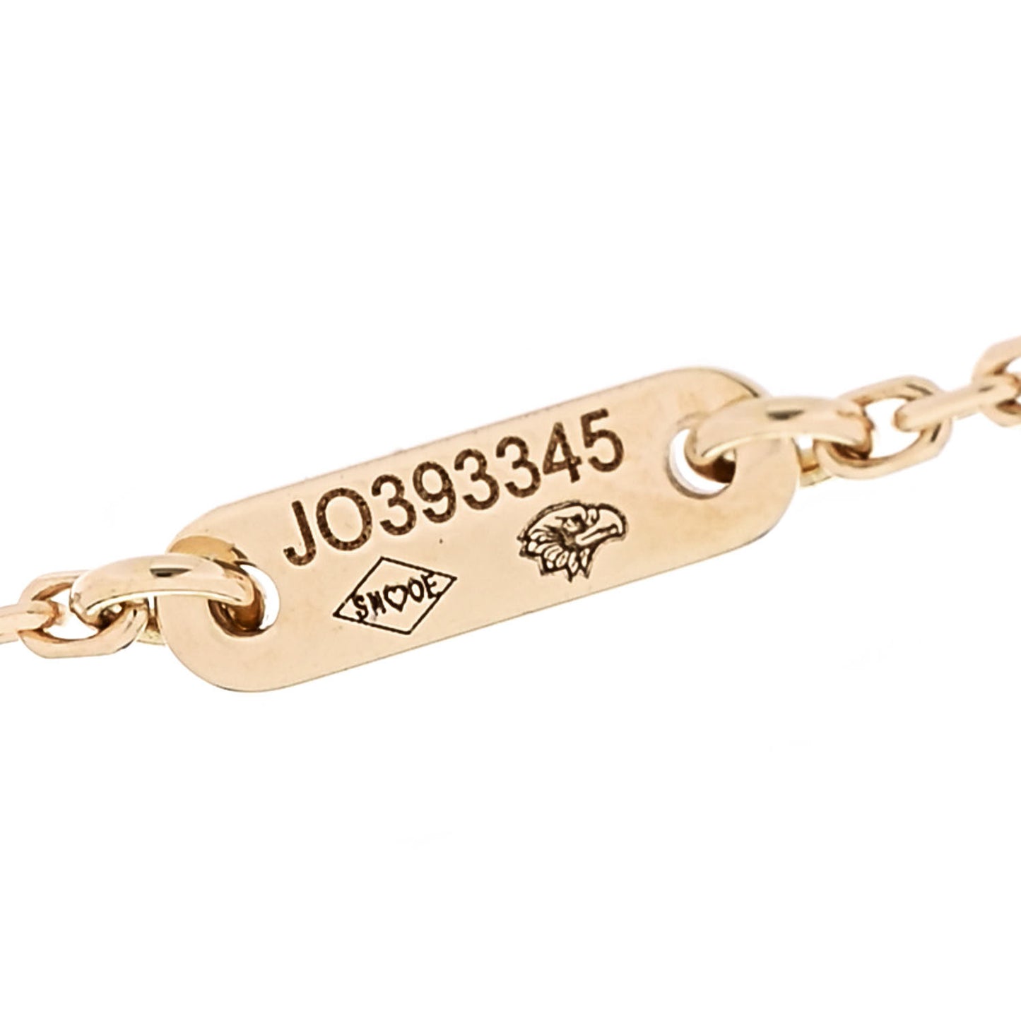 18K Yellow Gold Mother of Pearl Sweet Alhambra Bracelet