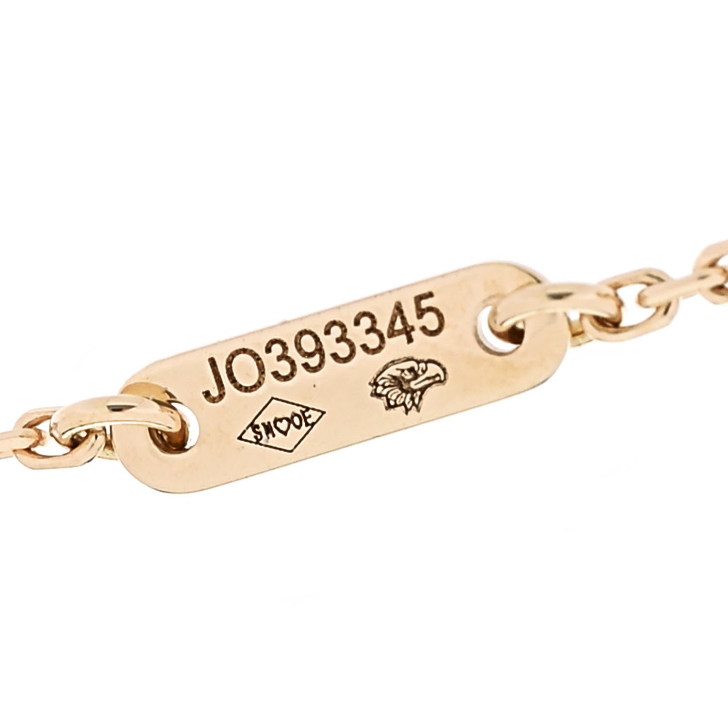 Van Cleef & Arpels 18K Yellow Gold Mother of Pearl Sweet Alhambra Bracelet 4 of 5