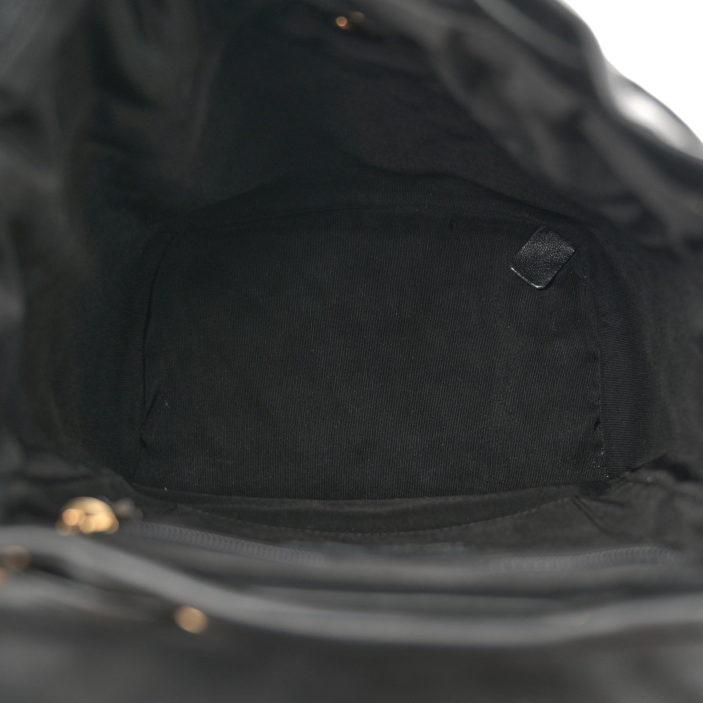 Lambskin Quilted Small Urban Spirit Backpack Black