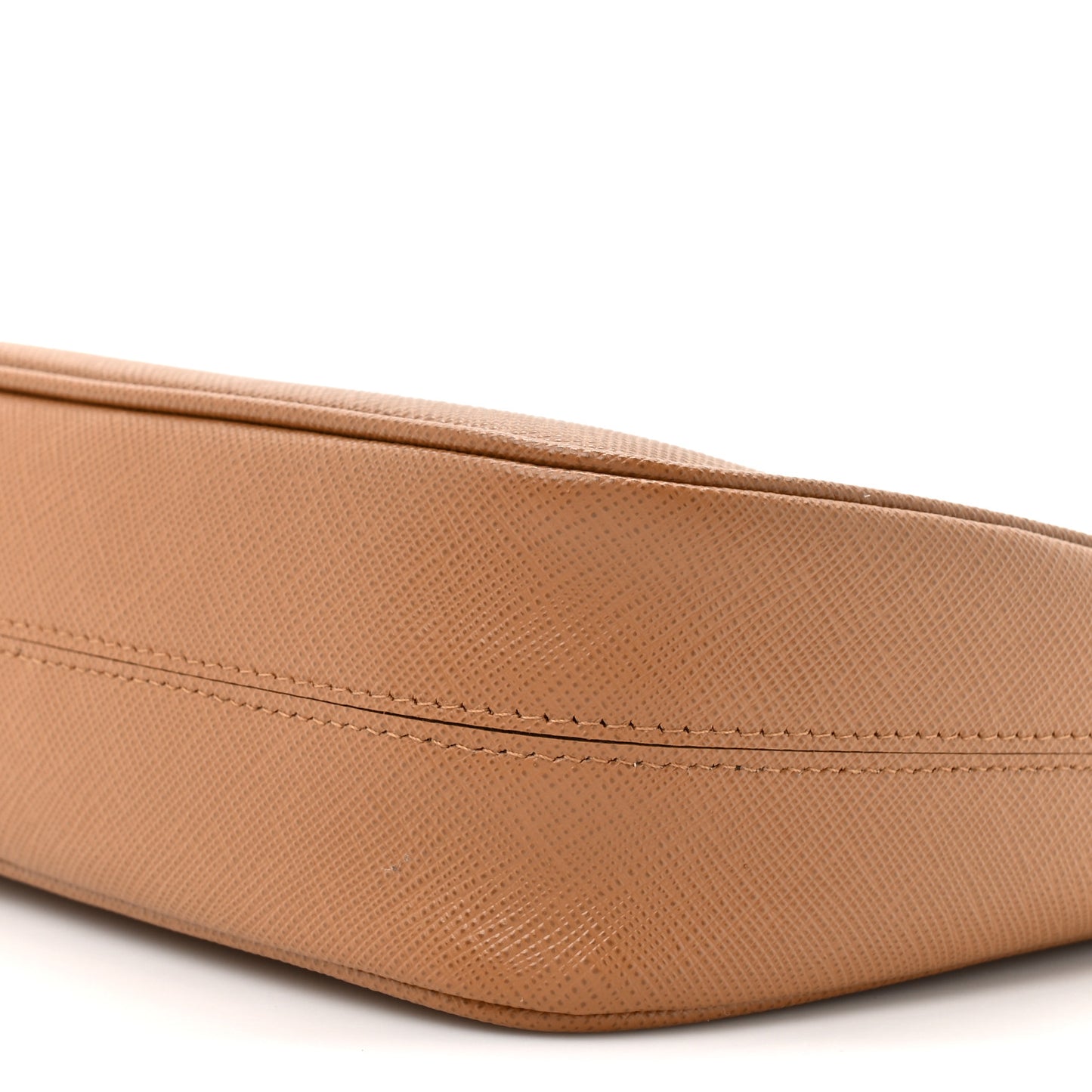 Saffiano Lux Mini Re-Edition Shoulder Bag Caramel