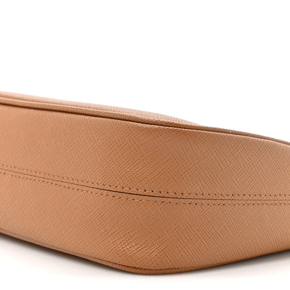 Prada Saffiano Lux Mini Re-Edition Shoulder Bag Caramel 8 of 10