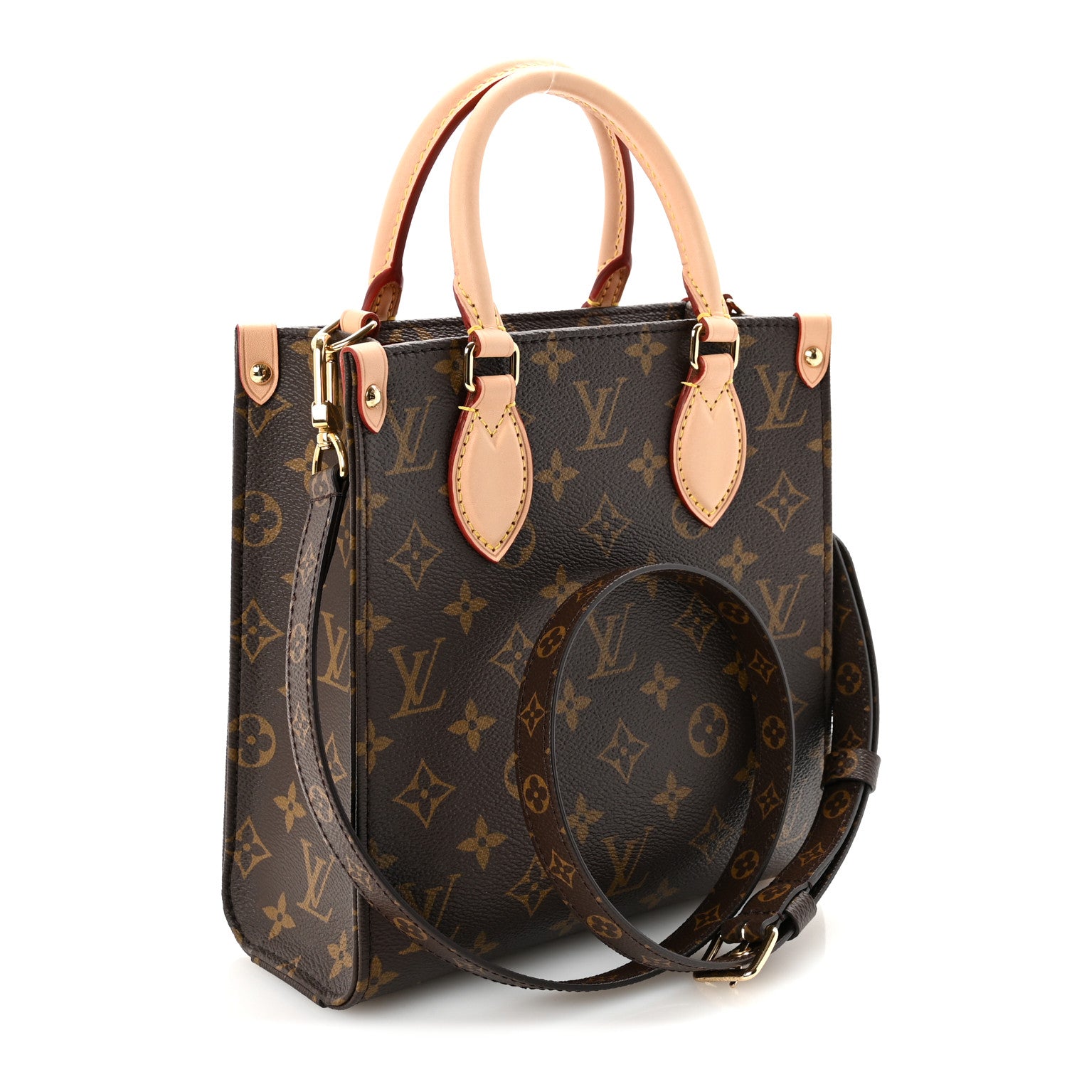 Louis Vuitton Monogram Sac Plat BB 3 of 9