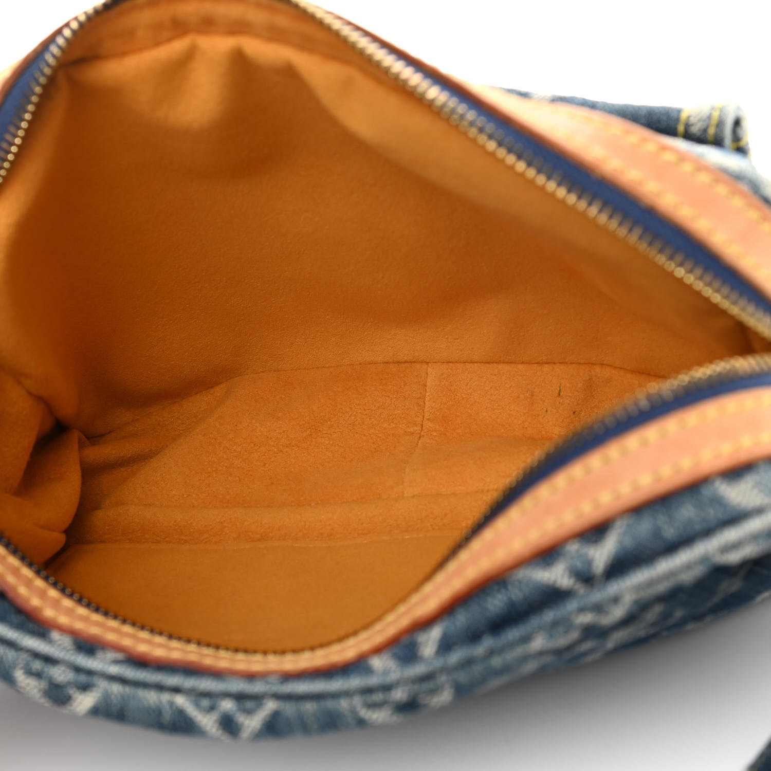 Louis Vuitton Monogram Denim Bum Bag Blue 5 of 11