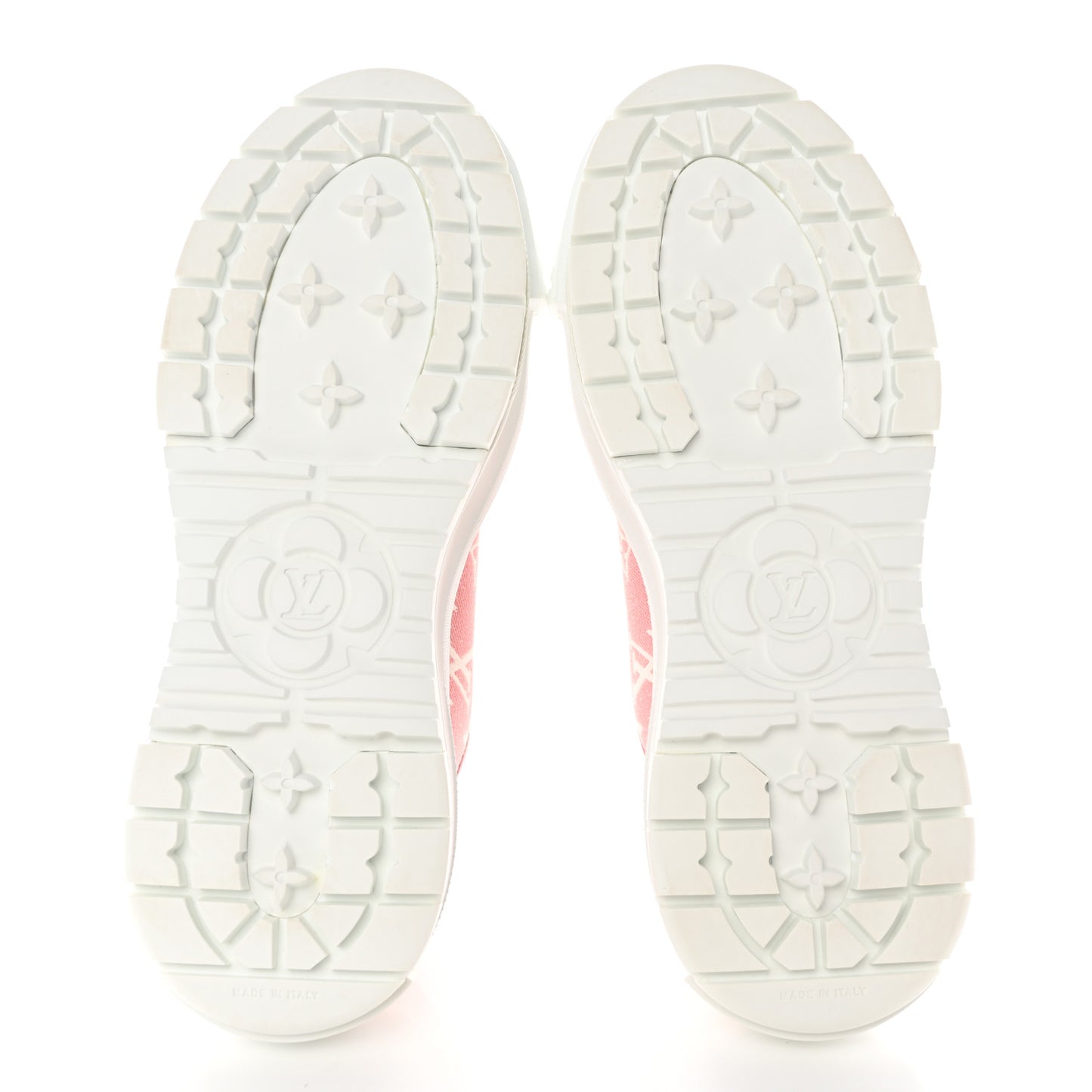 Denim Monogram Squad Sneakers 38 Pink